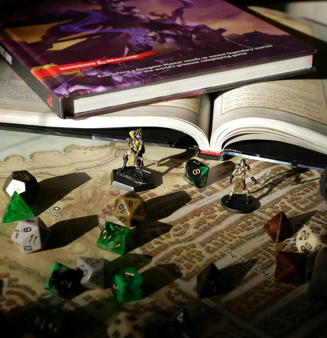 The Basics Of Playing D&D dungeons and dragons blog dice hedron basic dungeons and dragons equipment image